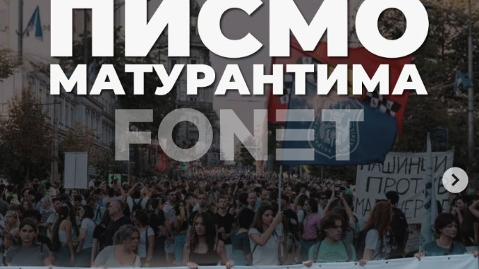 Pismo zahvalnosti maturantima
